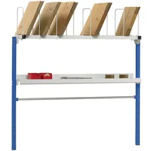 rocholz Packtischanbausystem Holz 1600/2000 mm blau