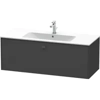 Duravit BR400404949 1220x479mm, Graphit Matt, 1 Auszug