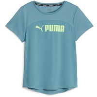 Puma Fit Logo Ultrabreathe T-Shirt Damen - blau/grün S