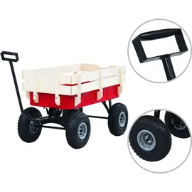 vidaXL Handwagen 150 kg rot