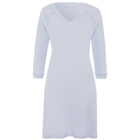 Hanro Hanro, Damen, Pyjama, Pure Essence Nachthemd Langarm, Blau, XL