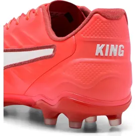 Puma King PRO FG/AG glowing red-puma white-red fire