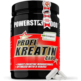 Powerstar Food Kreatin Monohydrat mit D-Ribose Kapseln 500 Stück