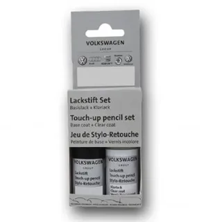 Volkswagen / Audi Lackstift-Set Pure White/Carraraweiss (9 ml Lack / 9 ml Klarla
