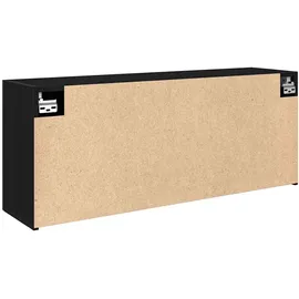vidaXL Bad-Wandschrank 100 x 25 x 40 cm Schwarz