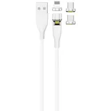 2GO USB 3in1 Magnetic Kabel drehbar für Micro USB Lightning