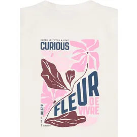 Cecil Sweatshirt mit Backprint Weiß L