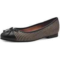 Marco Tozzi Ballerina in BLACK Comb), | Gr.: 39