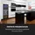 Klarstein Vinovilla Grande 162 Built-in Duo Onyx Weinkühlschrank 425 Ltr 162 Fl. Schwarz