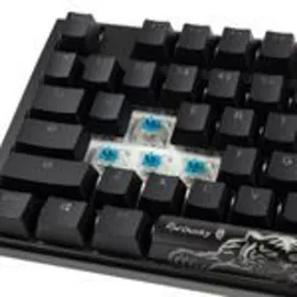 Ducky One 3 Classic Black/White Gaming Tastatur, RGB LED - MX-Blue (US)