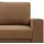 mebligo Ecksofa mit Schlaffunktion NEO mit gerader Armlehne, 231x140cm Braun - Braun