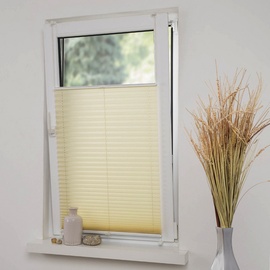 LIEDECO Klemmfix Plissee verspannt 40 x 130 cm beige
