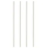 Papstar Papstar. 100 Trinkhalme, Papier, weiß,