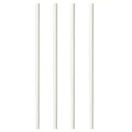 Papstar Papstar. 100 Trinkhalme, Papier, weiß,