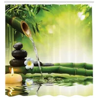 ABAKUHAUS Duschvorhang 175 x 180 cm türkis