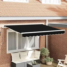 vidaXL Markisene ersatzstoff für 3x2.5 m Rahmen Schwarz