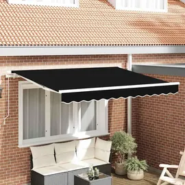 vidaXL Markisene ersatzstoff für 3x2.5 m Rahmen Schwarz