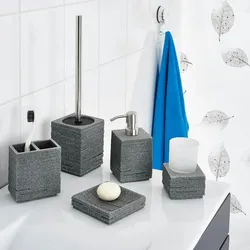 RIDDER Badezimmer-Becher Ziegel Anthrazit