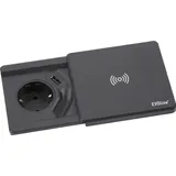 EVOline Square80 mit Qi-Ladefunktion ohne Datenanschluss schwarz