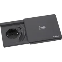 EVOline Square80 mit Qi-Ladefunktion ohne Datenanschluss schwarz
