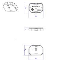 Bachmann C13 Verschlusskappen 10 St, inkl. Entriegelungswerkzeug
