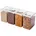 SmartStore Vorratsdosen 3 5 l transparent 12 5 x 18 x 20 cm 4-teiliges Set