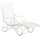 deluke SENTA Sonnenliege 140 x 58 x 101 cm Antik-Weiß