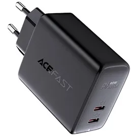ACEFAST A9 (40 W), USB Typ C 40W, PPS, PD, QC 3.0, AFC, FCP schwarz