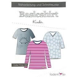 Fadenkäfer Schnitt "Basicshirt" für Kinder