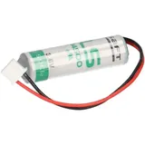 Akkuman.de Akkutechnik vom Fachmann Ersatz Backup Batterie für Mitsubishi FX2N ER6C/ F2-40BL mit Kabel und Stecker FX1 FX2 FX FX2C F1 F1J F2 F-60M 3,6 Volt 2600mAh