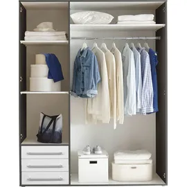 SchlafKONTOR Drehtürenschrank »Lyss Schrank, Kleiderschrank mit Drehtüren«,... in verschiedenen Farben und Größen erhältlich