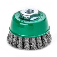 Lessmann Topfbürste INOX-Draht 0,35 mm, Bürsten-⌀xGewinde: 65XM14 mm