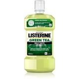 Listerine Green Tea Mild Taste Mouthwash Alkoholfreie Mundspülung zur Stärkung des Zahnschmelzes 500 ml