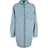 URBAN CLASSICS Oversized Langärmliges Kurzes Kleid Tinted Light Blue Washed XS