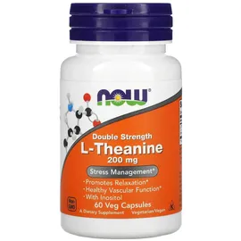 NOW Foods L-Theanine 200mg Kapseln 60 St.