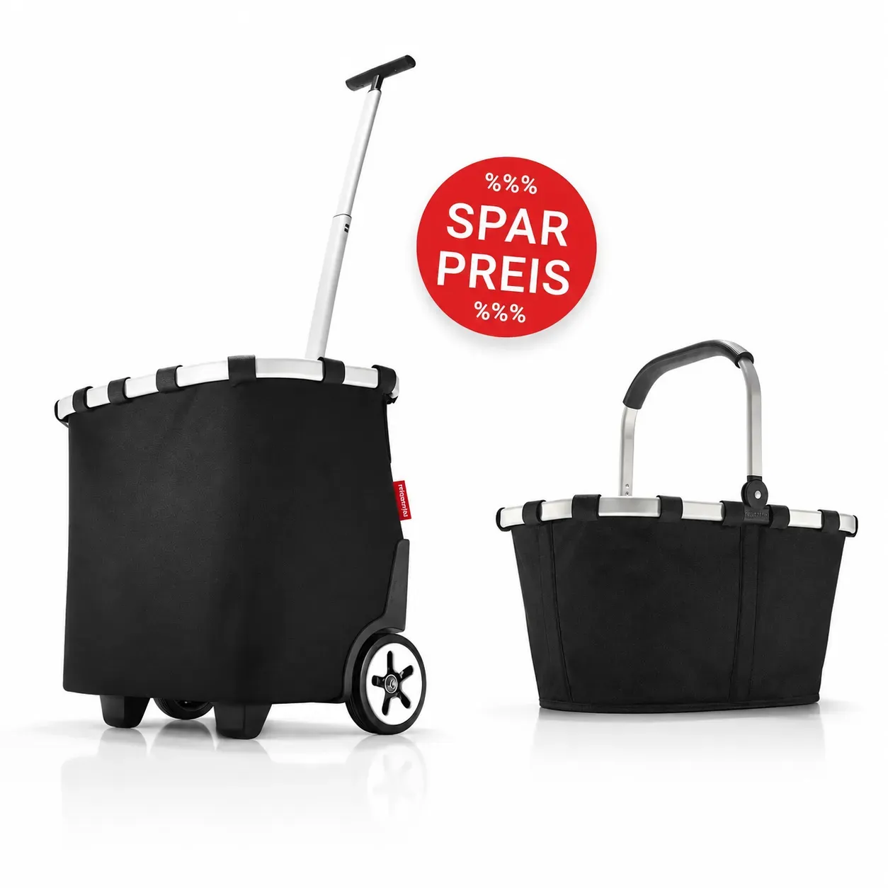 Reisenthel Carrycruiser black mit Carrybag black im Set