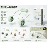 DM-68 CT72 Tragbarer Nackenventilator, mit Typ-C-Ladekabel, in drei niedlichen Farben erhältlich (Farben zufällig versendet)