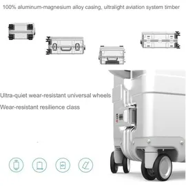 Xiaomi Mi Metal 4-Rollen Cabin 55 cm / 31 l silber