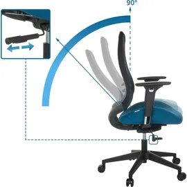 HJH Office Henfield B Stoff Dunkelblau