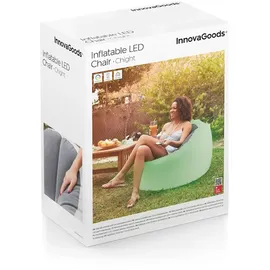 InnovaGoods Sessel mit buntem LED-Licht und Fernbedienung Chight Led-aufblasbarer - Multicolor - One Size