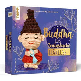 TOPP Häkelset Buddha Blau