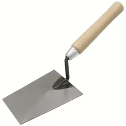 Hufa Fliesenkelle Stahl Süddeutsche Form Holzgriff 160mm