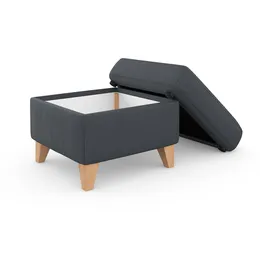 sit&more Visby Soft clean dunkelgrau/natur buche