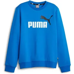 PUMA Kinder Sweatshirt ESS 2 Col Big Logo Crew, RACING BLUE, 128