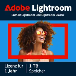 Lightroom | 1 Benutzer | 1 Jahr | 1 TB Cloud-Speicher