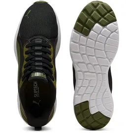 Puma Softride Cosmic Street Sliptech Herren Schwarz/Olivgrün 41