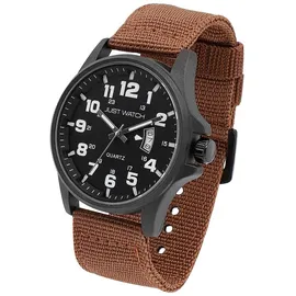 Just Watch Herrenuhr Caius mit Nylonband, Datumsanzeige, 3 ATM,