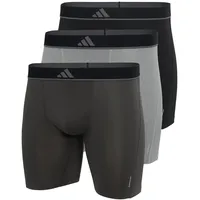 Adidas Boxershort 3er Pack in Schwarz/Grau / Gr.: XL
