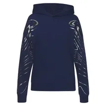 LASCANA Hoodie gemustert Blau/Silber XS (32/34)