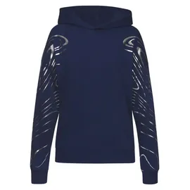 LASCANA Hoodie gemustert Blau/Silber XS (32/34)